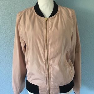 Love Tree Pink Bomber Jacket